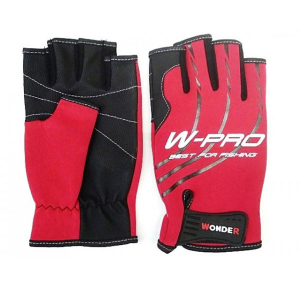 Перчатки без пальцев Wonder W-PRO Red XXL